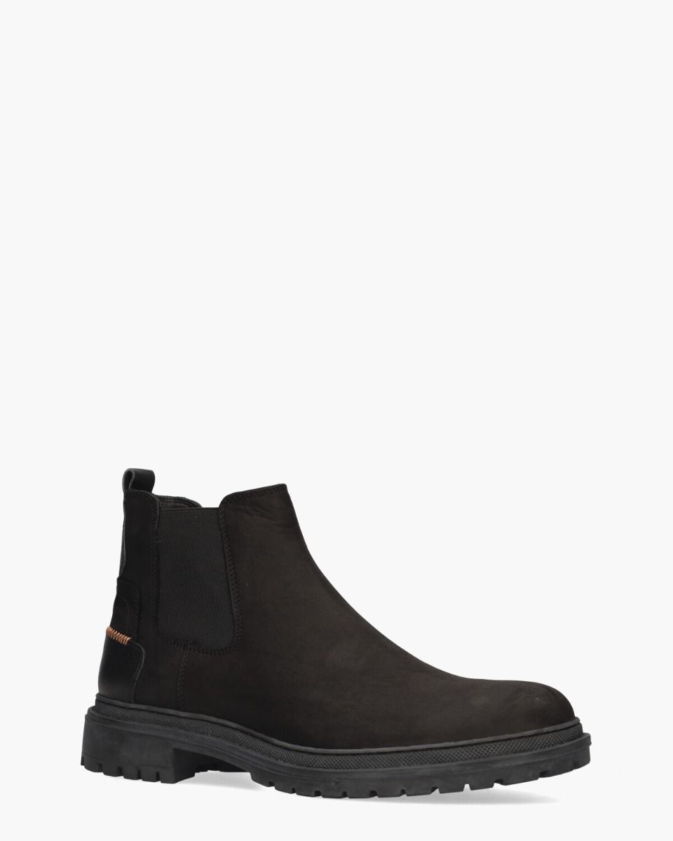 Utto Zwart Heren Chelseaboots