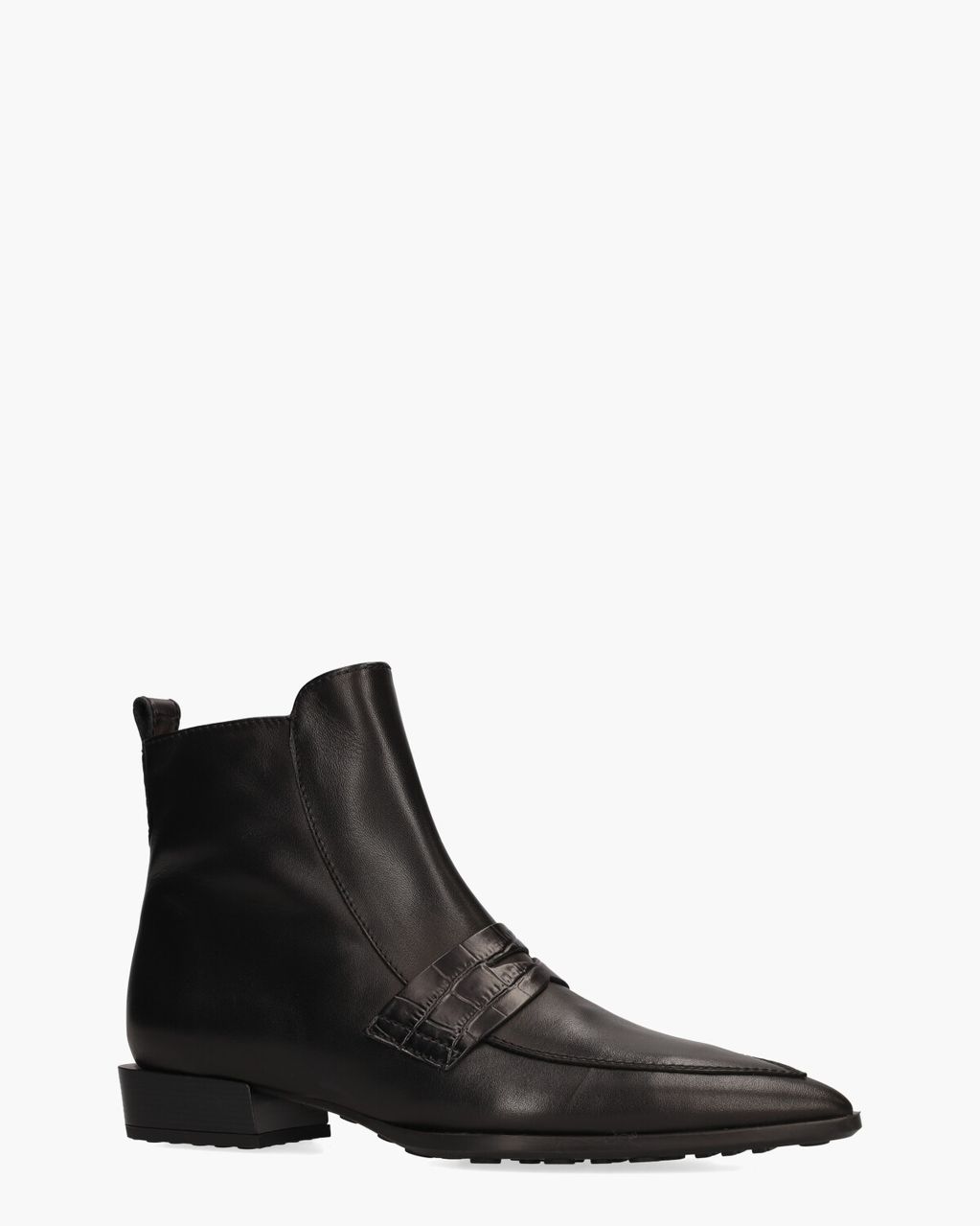 BHI254403 Zwart Dames Enkelboots