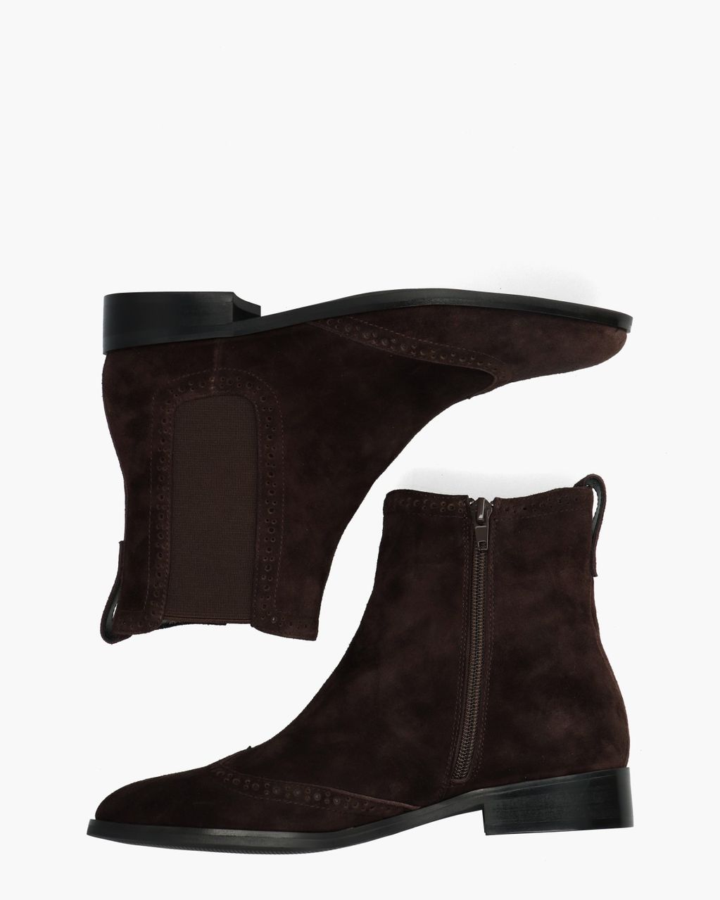 Sheralyn Donkerbruin Dames Enkelboots