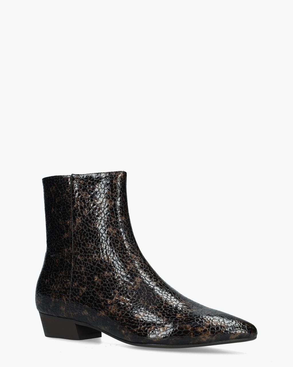 Camelia Donkerbruin Dames Enkelboots