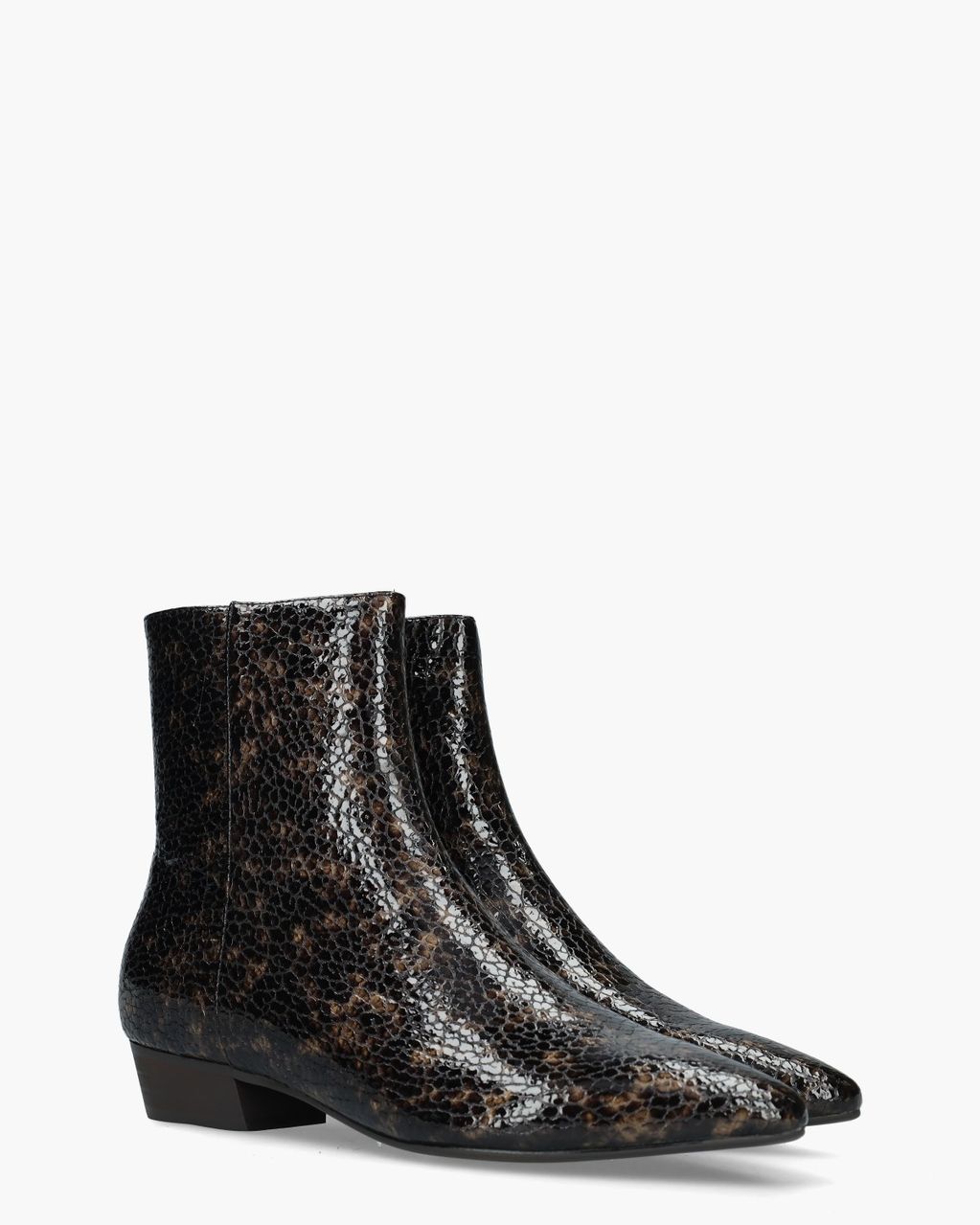 Camelia Donkerbruin Dames Enkelboots