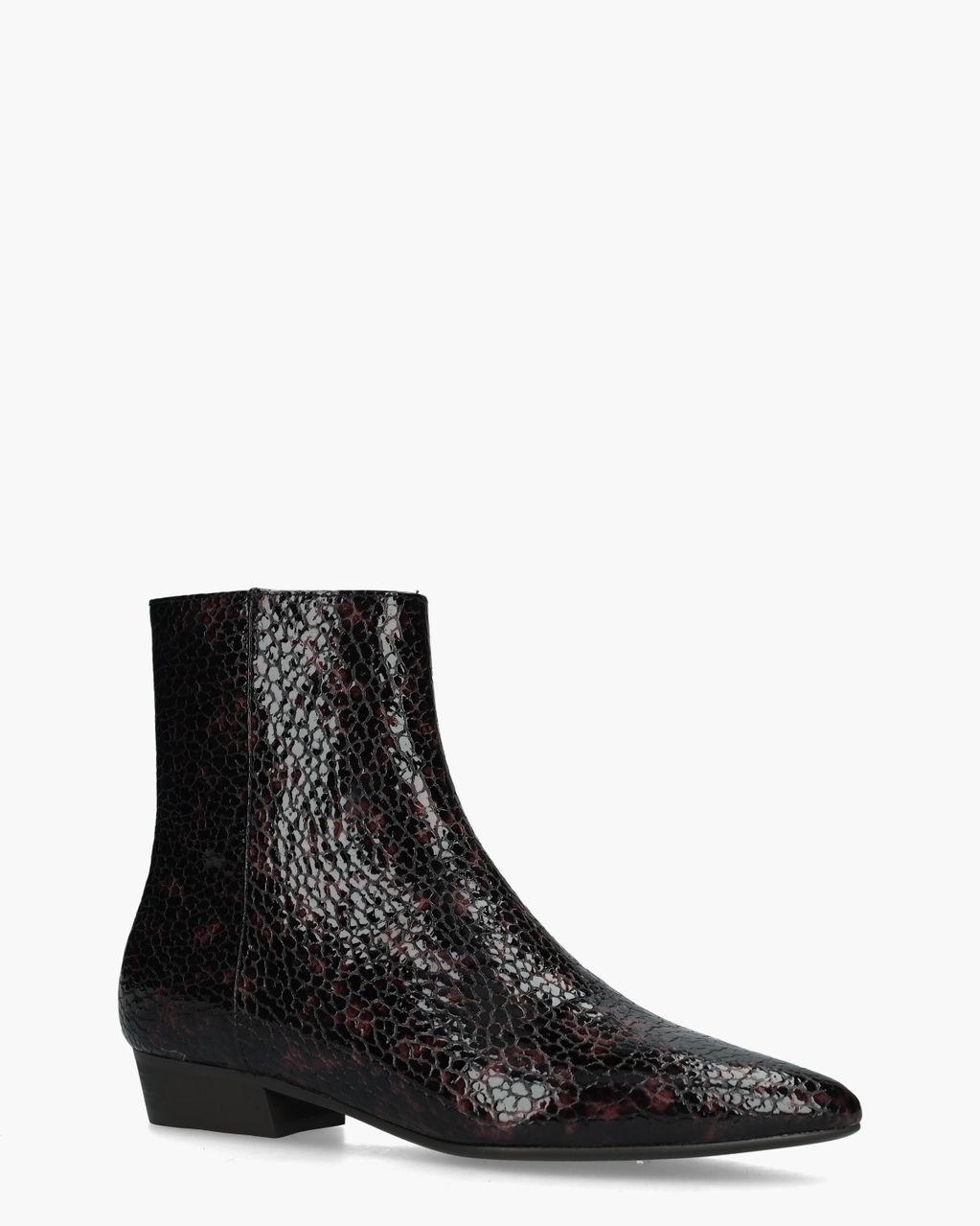 Camelia Bordeauxrood Dames Enkelboots
