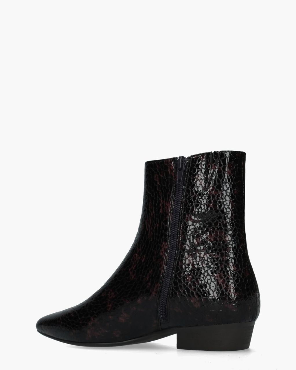Camelia Bordeauxrood Dames Enkelboots