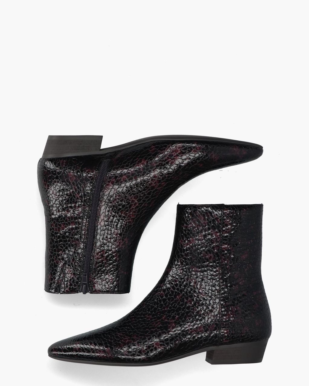 Camelia Bordeauxrood Dames Enkelboots