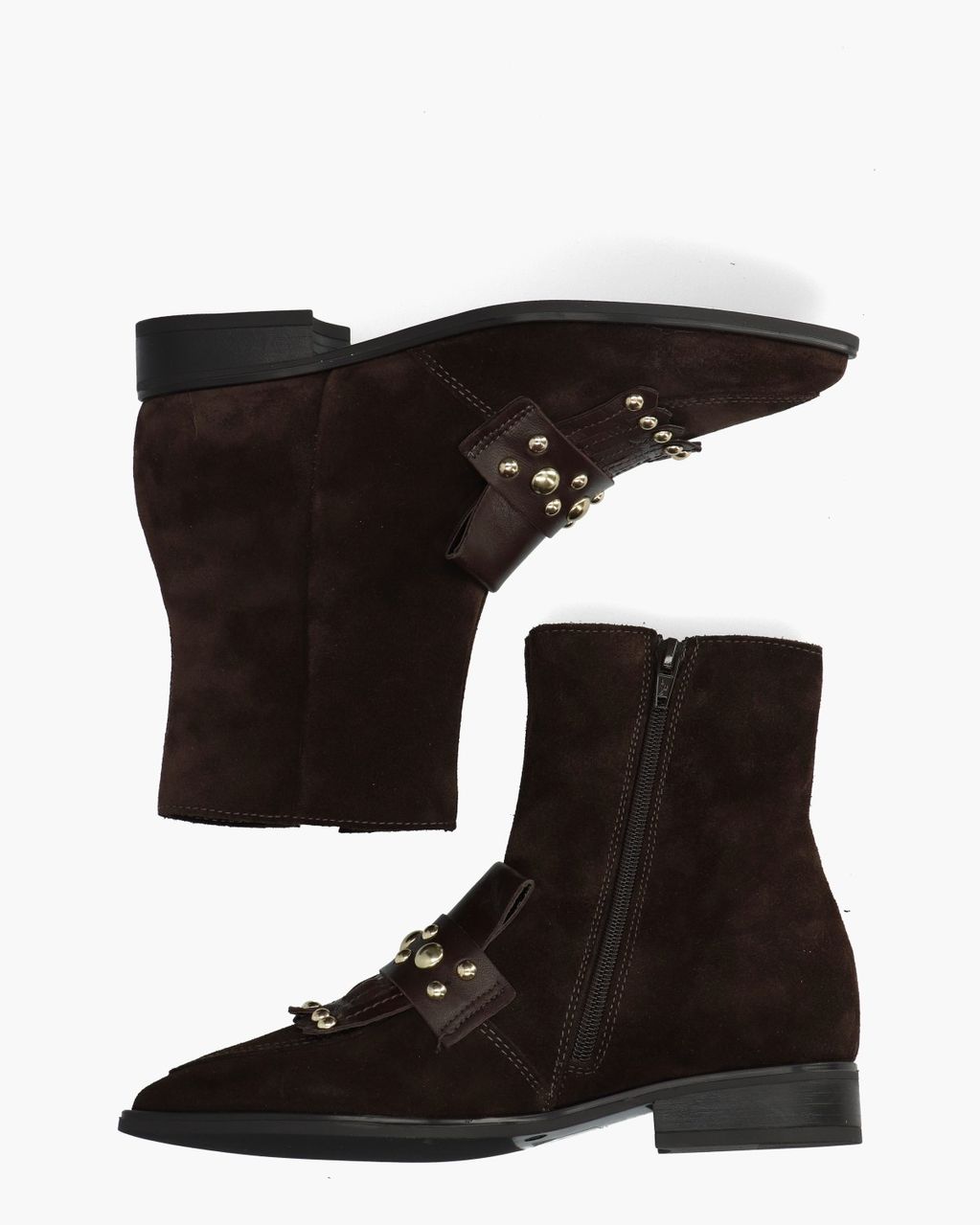 Donkerbruin Enkelboots