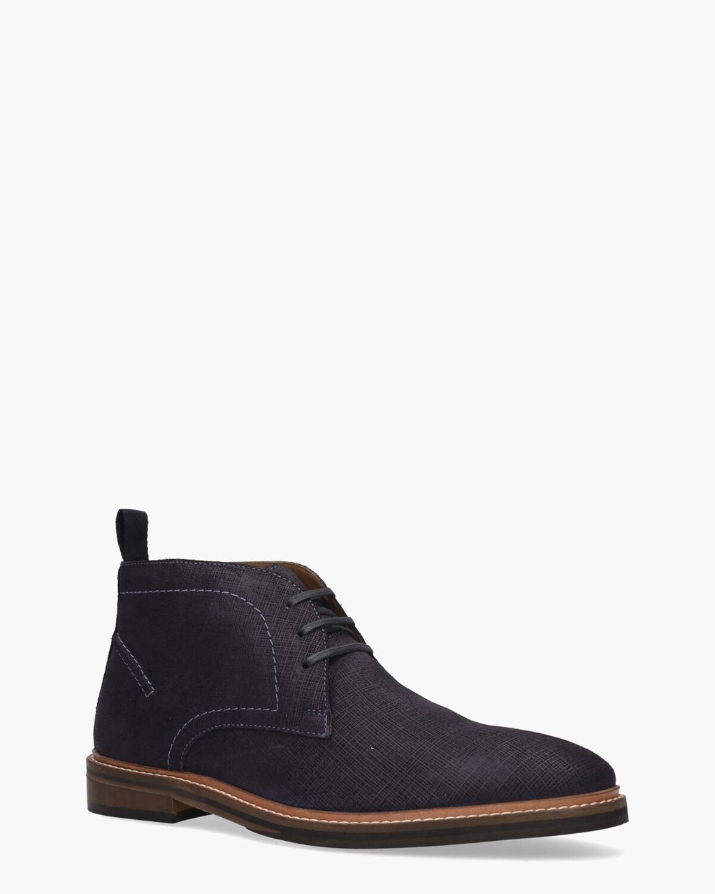 Uri Donkerblauw Heren Veterboots