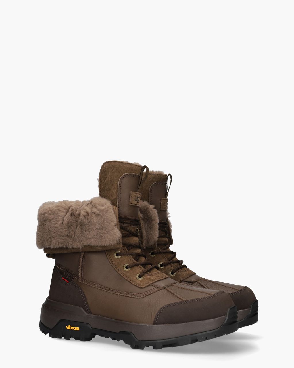 Ugg Adirondack Boot XXV Dark Toffee Heren Veterboots - Van Arendonk.nl