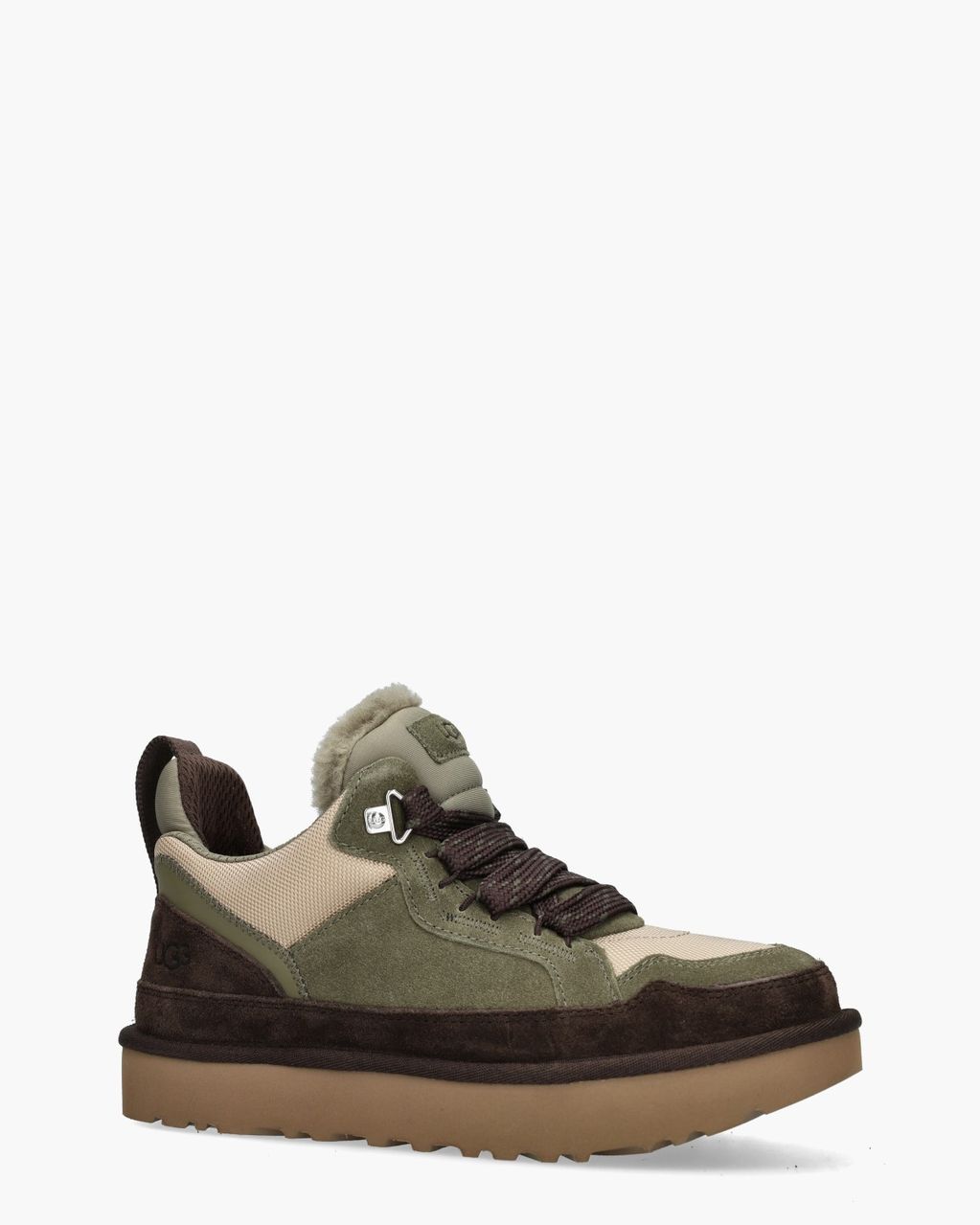 Lowmel Sneaker Burnt Olive/Mustard Seed Herensneakers