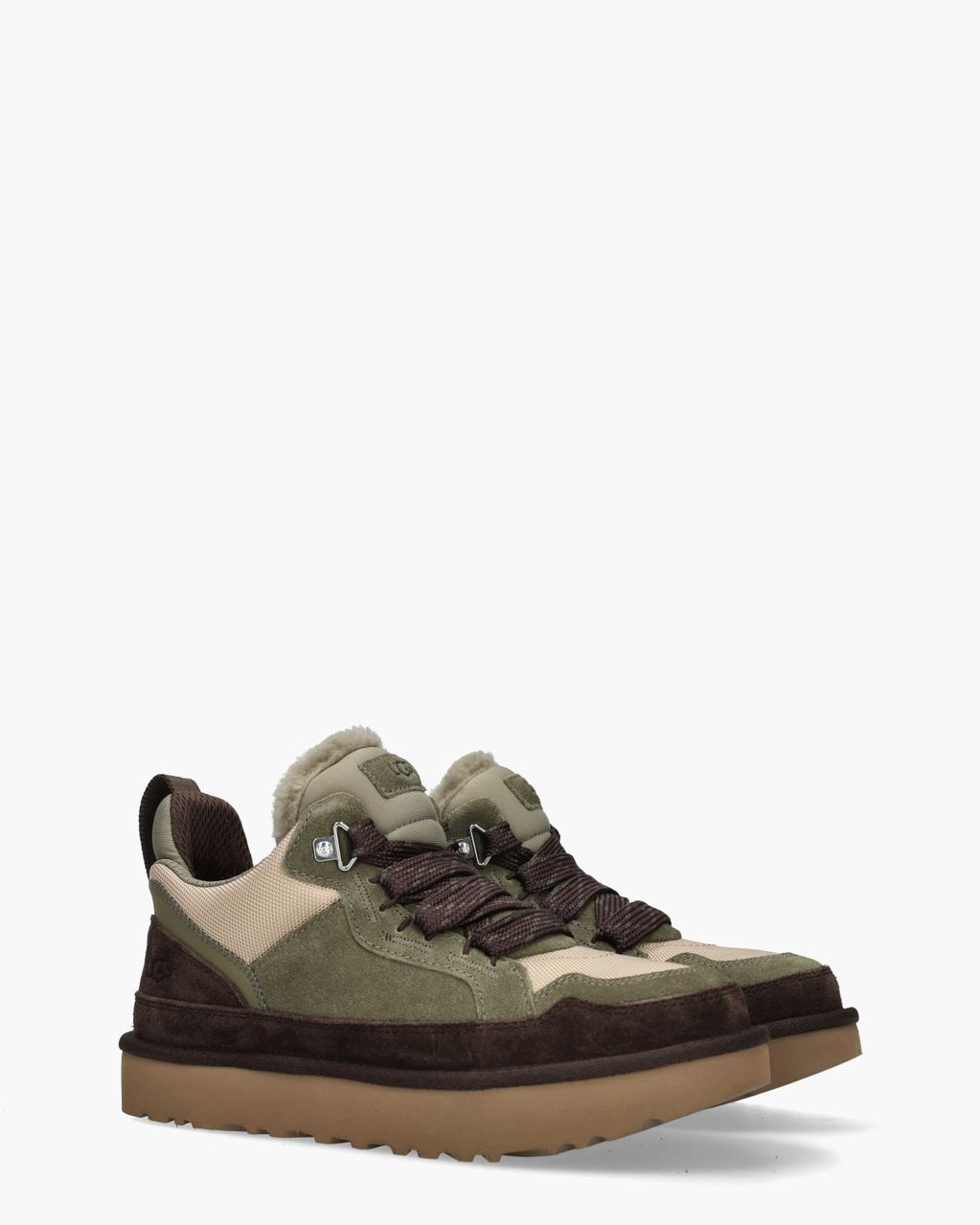 Lowmel Sneaker Burnt Olive/Mustard Seed Herensneakers