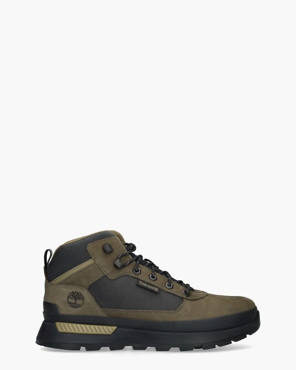 Field Trekker Sneaker Groen/Zwart Heren Veterboots