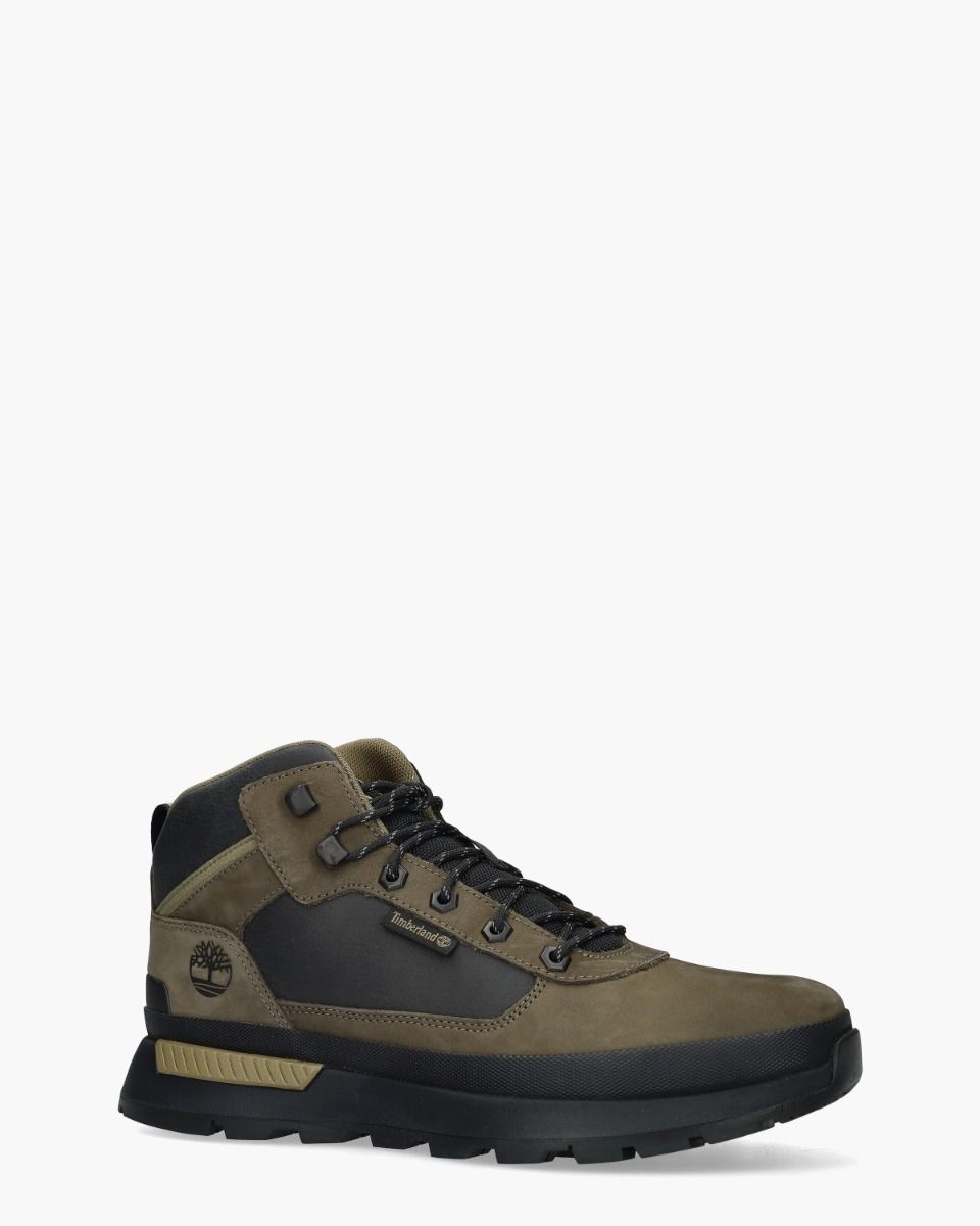 Field Trekker Sneaker Groen/Zwart Heren Veterboots