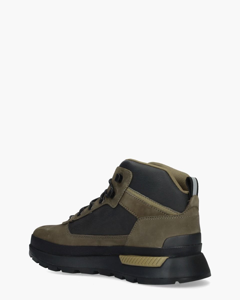Field Trekker Sneaker Groen/Zwart Heren Veterboots