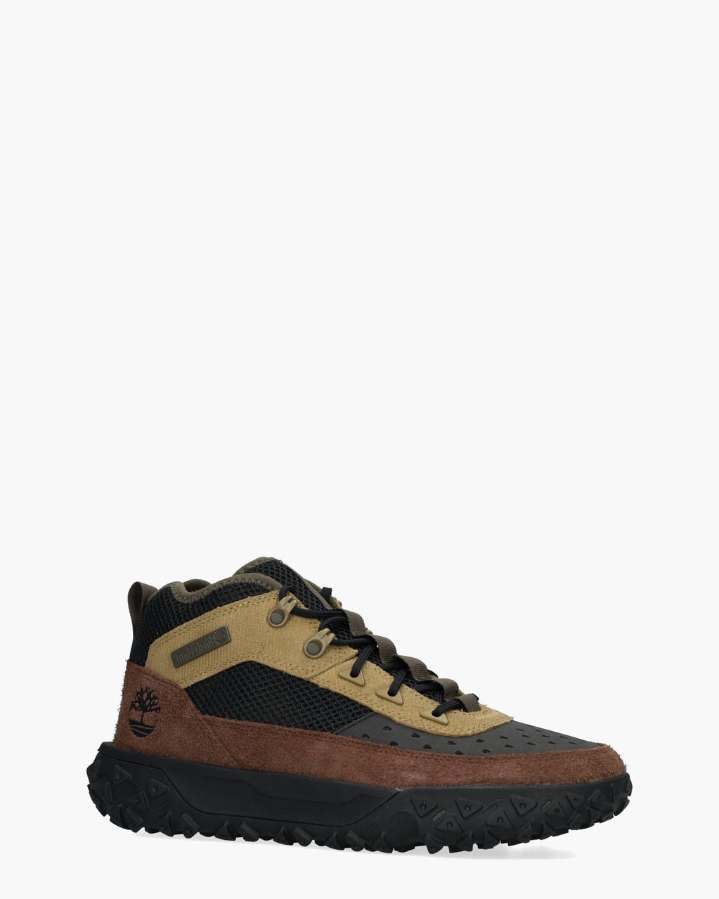 GreenStride Motion 6 Sneaker Zwart/Bordeauxrood Heren Veterboots