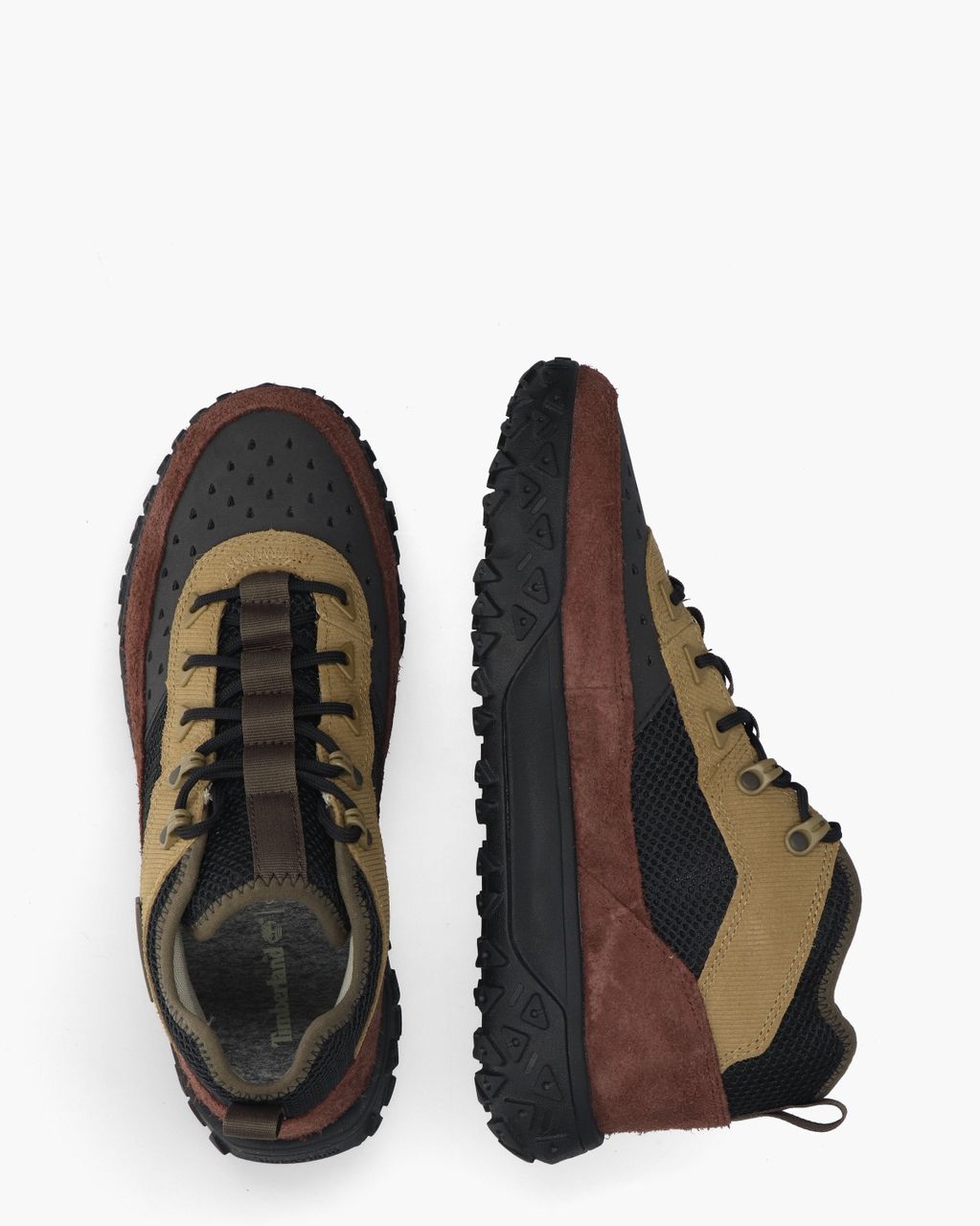 GreenStride Motion 6 Sneaker Zwart/Bordeauxrood Heren Veterboots