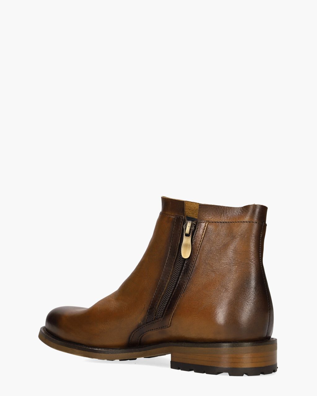 Paco Cognac Heren Enkelboots