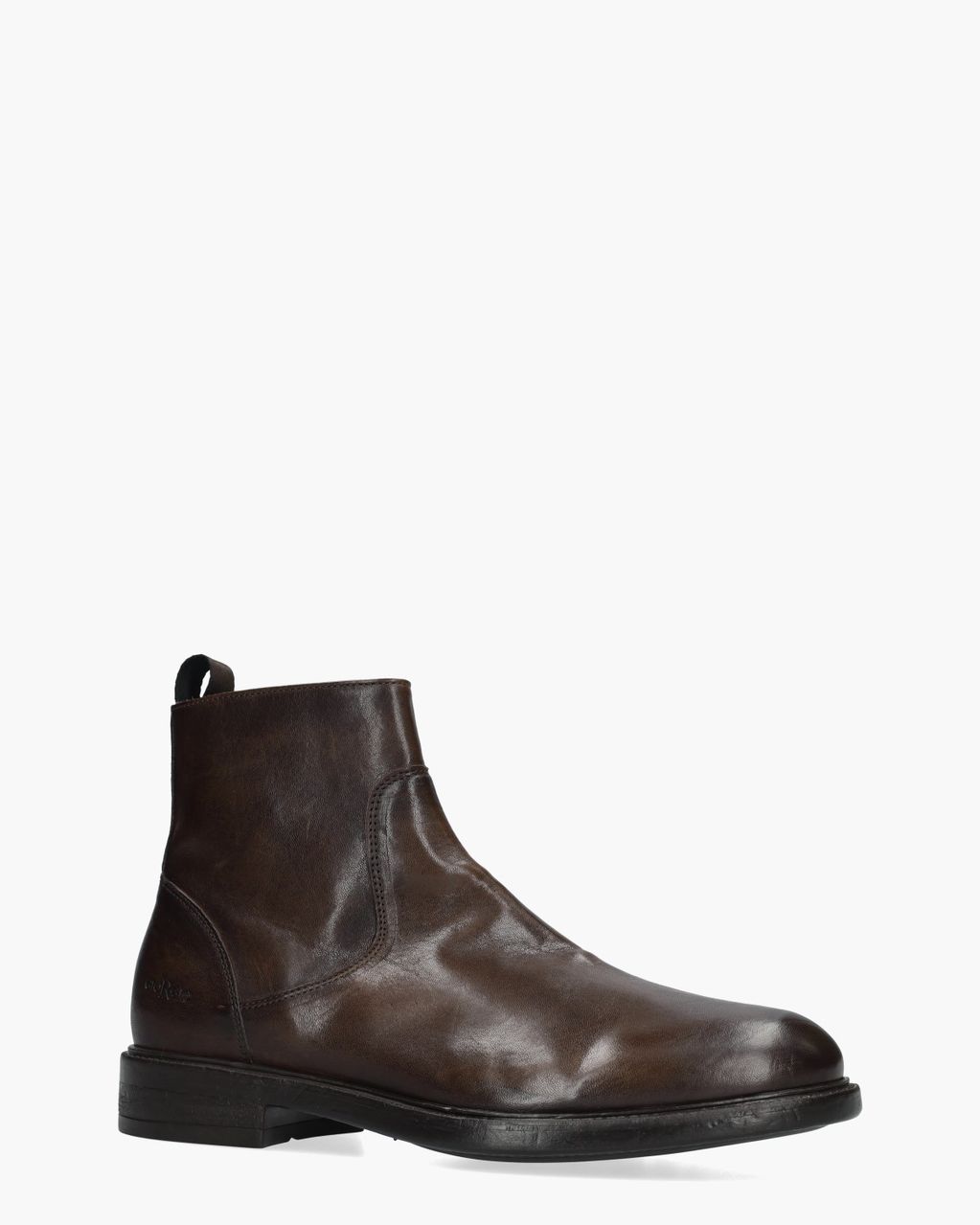 Giorgio 82406 Donkerbruin Heren Enkelboots - Van Arendonk.nl