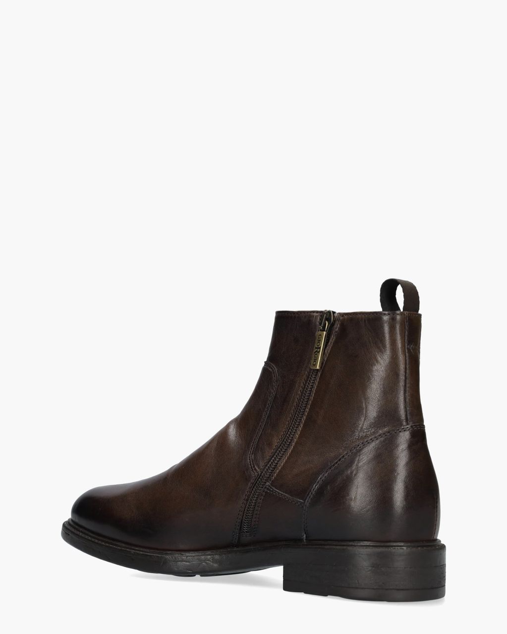 82406 Donkerbruin Heren Enkelboots
