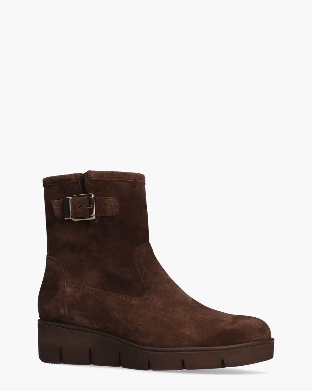 8005.02.003 Donkerbruin Dames Enkelboots