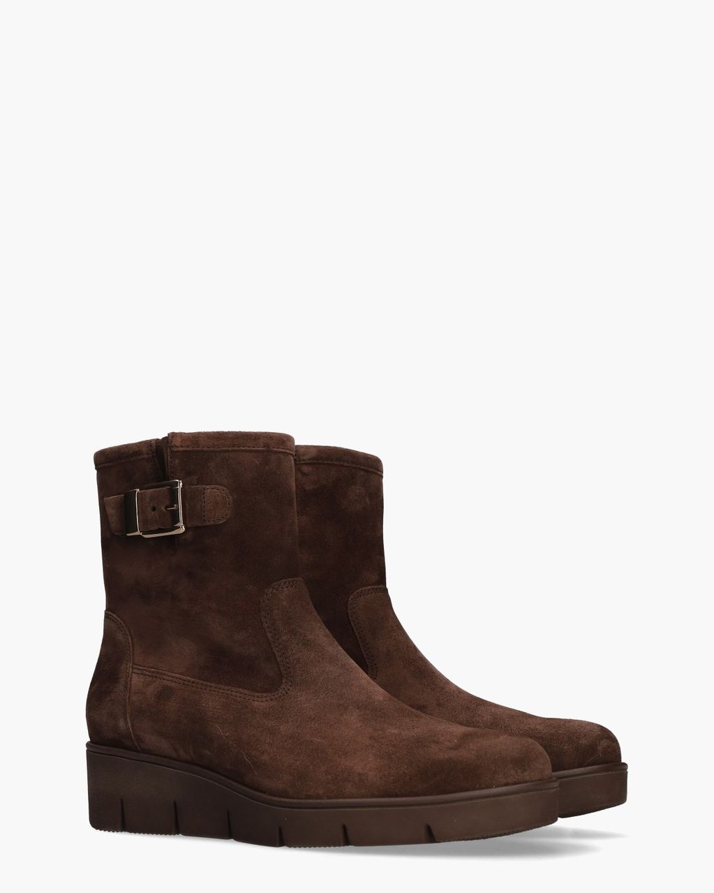 8005.02.003 Donkerbruin Dames Enkelboots