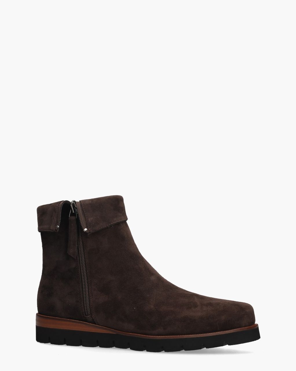 Nanet Donkerbruin Dames Enkelboots