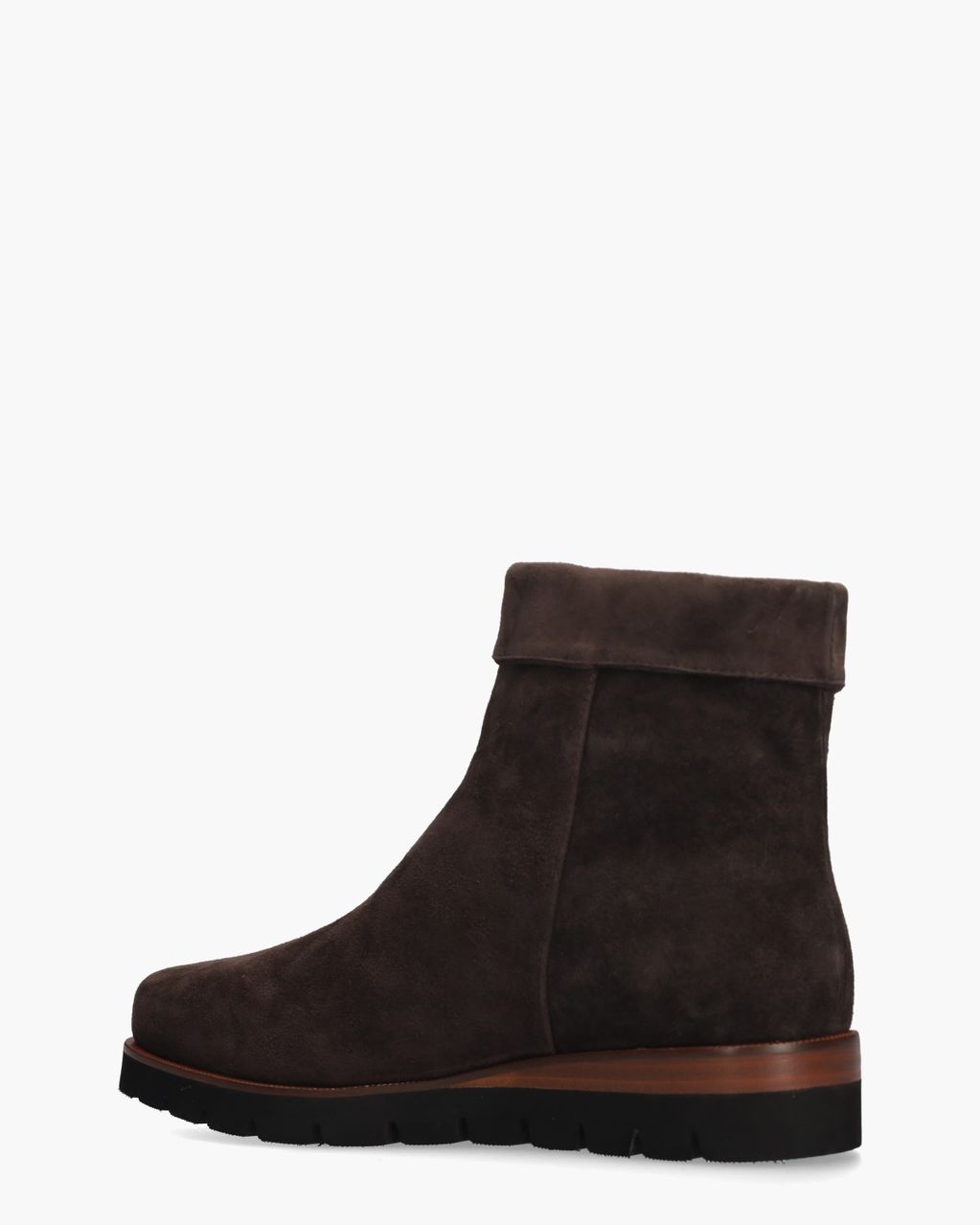Nanet Donkerbruin Dames Enkelboots