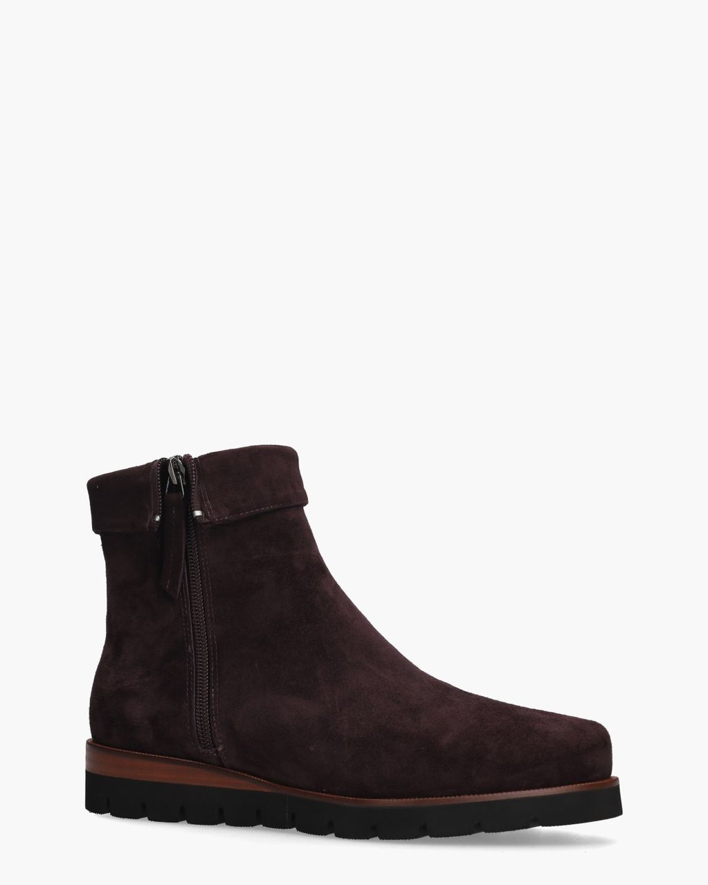 Nanet Aubergine Dames Enkelboots