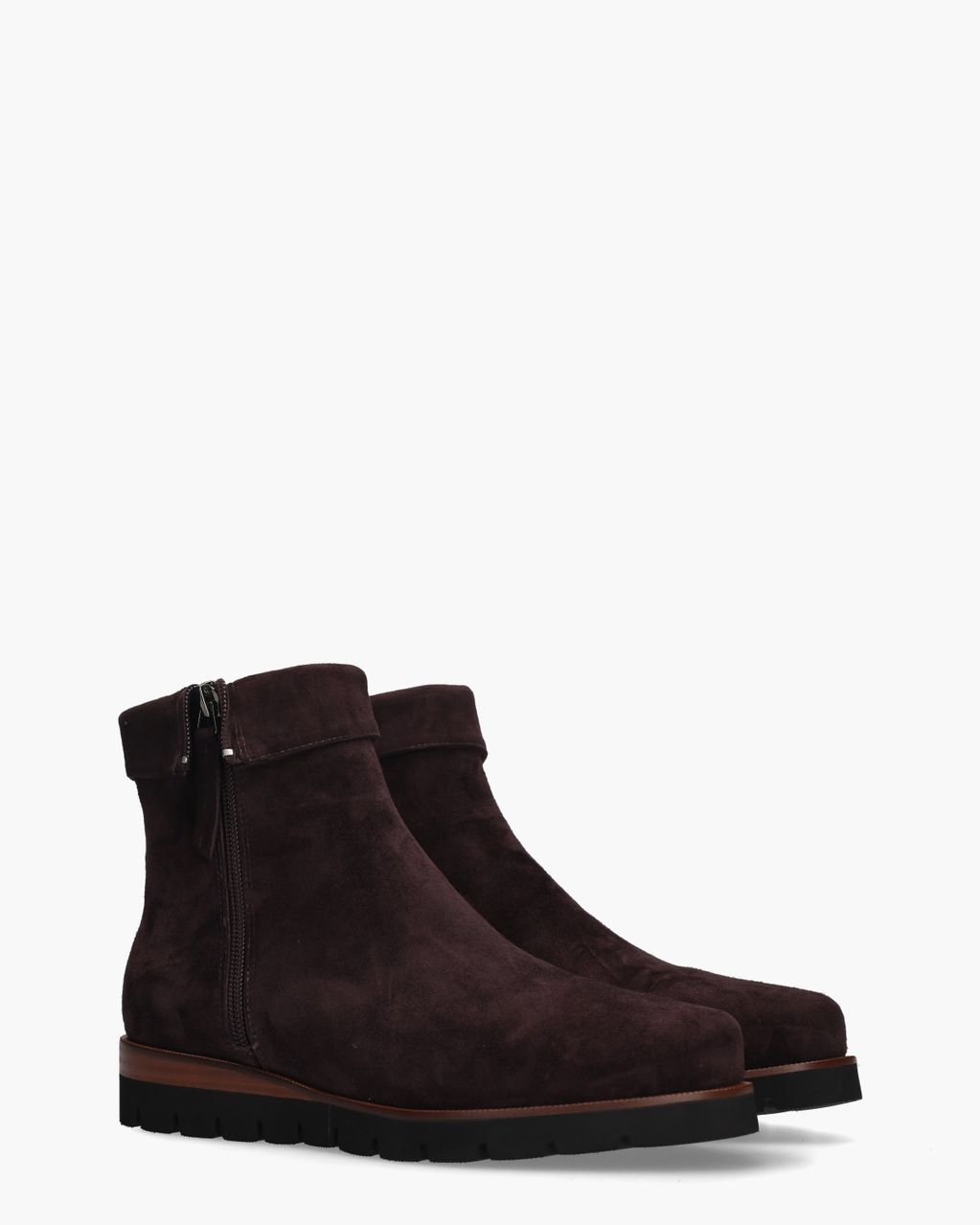 Nanet Aubergine Dames Enkelboots