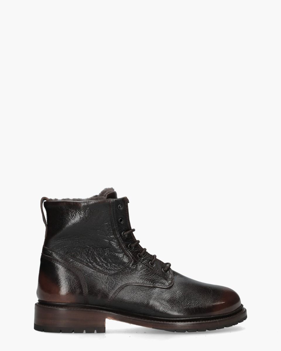 M23023 Donkerbruin Heren Veterboots