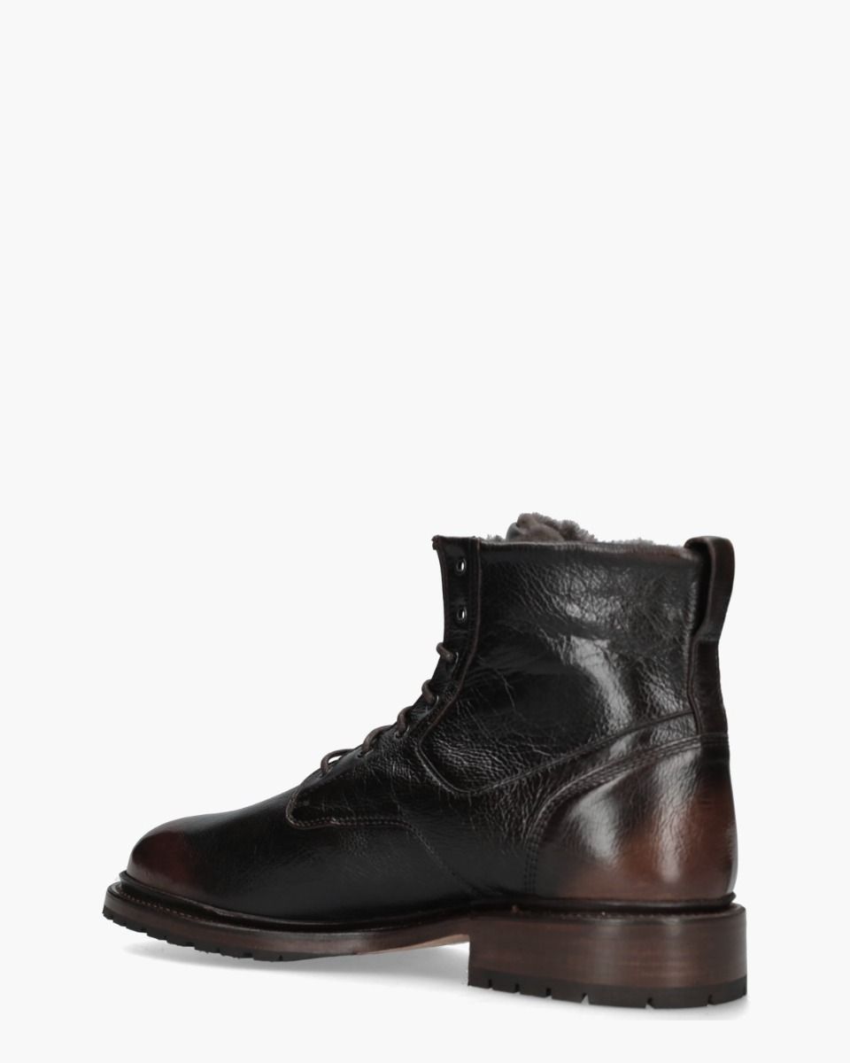 M23023 Donkerbruin Heren Veterboots