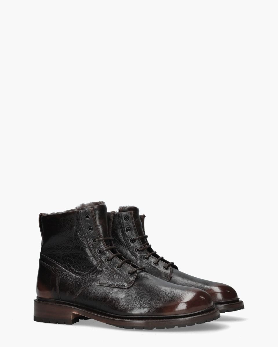 M23023 Donkerbruin Heren Veterboots