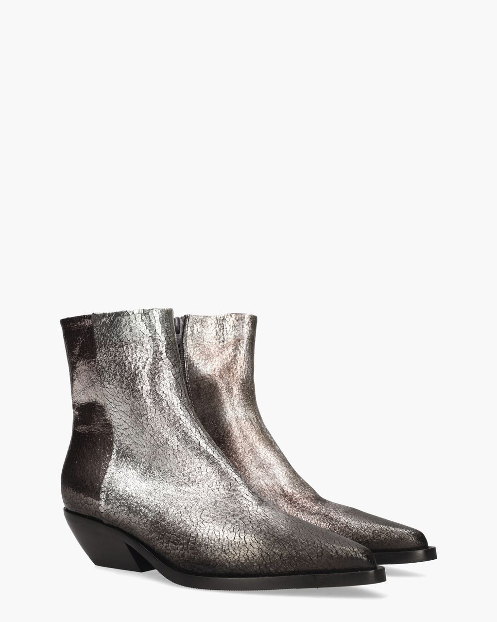 E4021 Zilver Dames Enkelboots