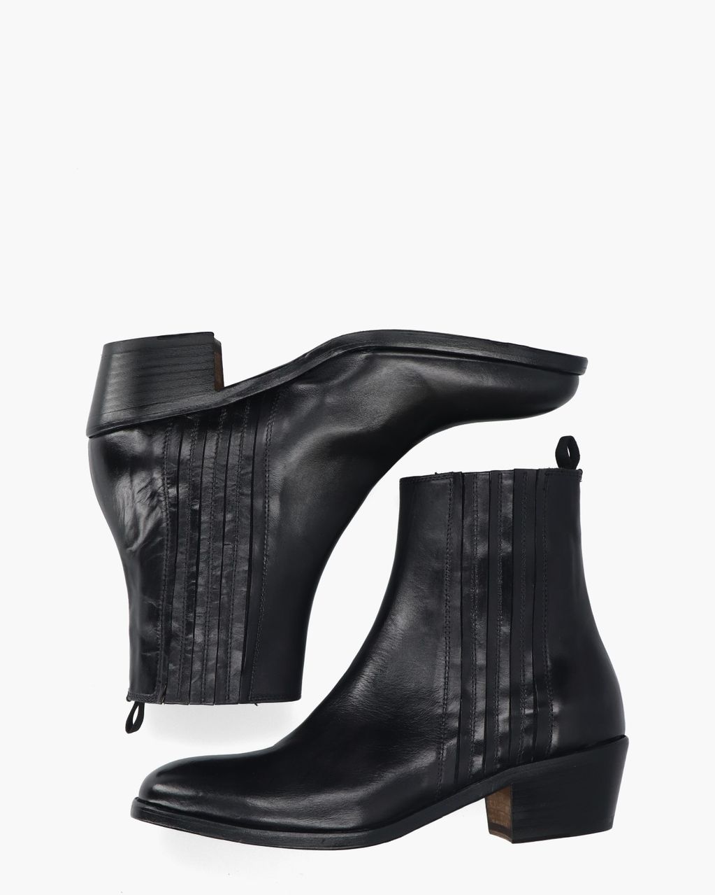 5281 Zwart Dames Chelseaboots