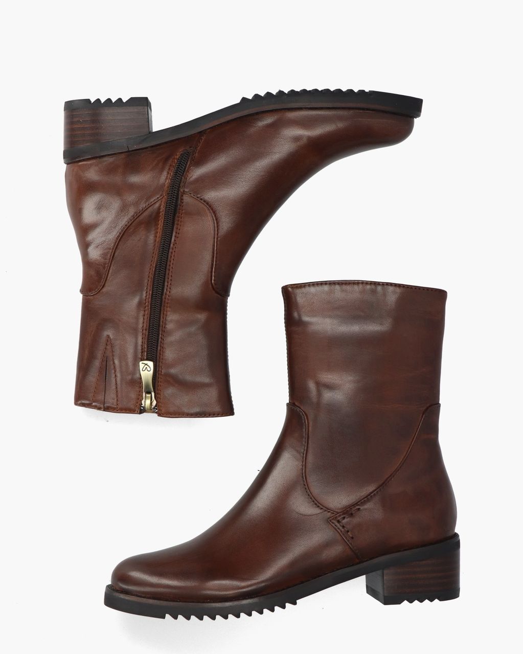 11655 Bruin Dames Enkelboots