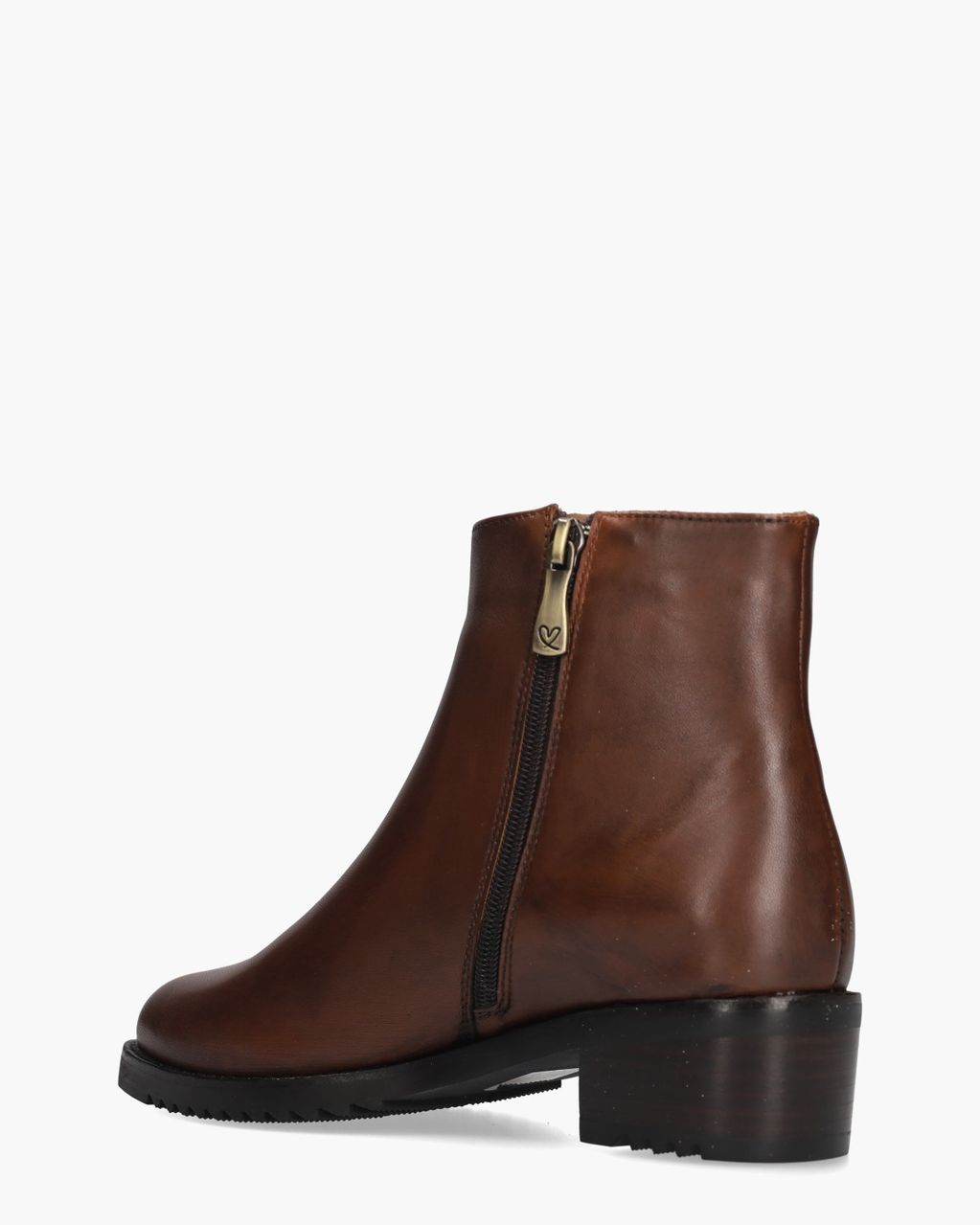 11654 Donkerbruin Dames Enkelboots