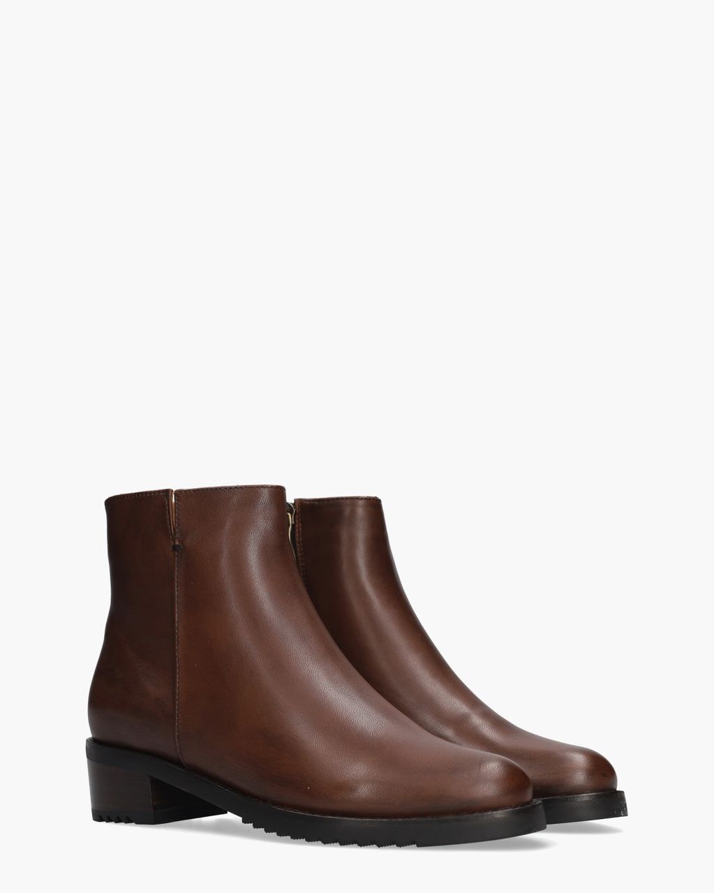11654 Donkerbruin Dames Enkelboots