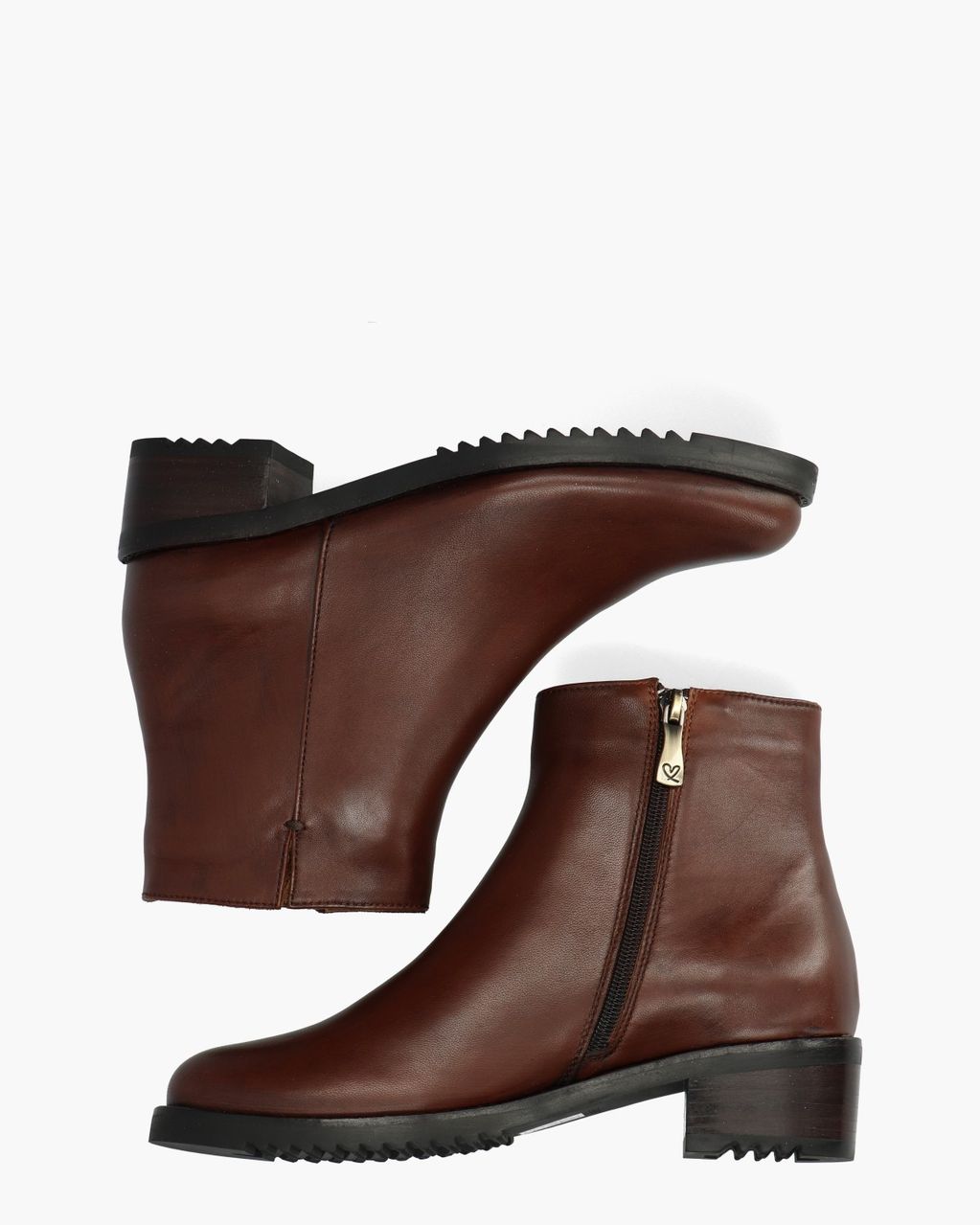 11654 Donkerbruin Dames Enkelboots