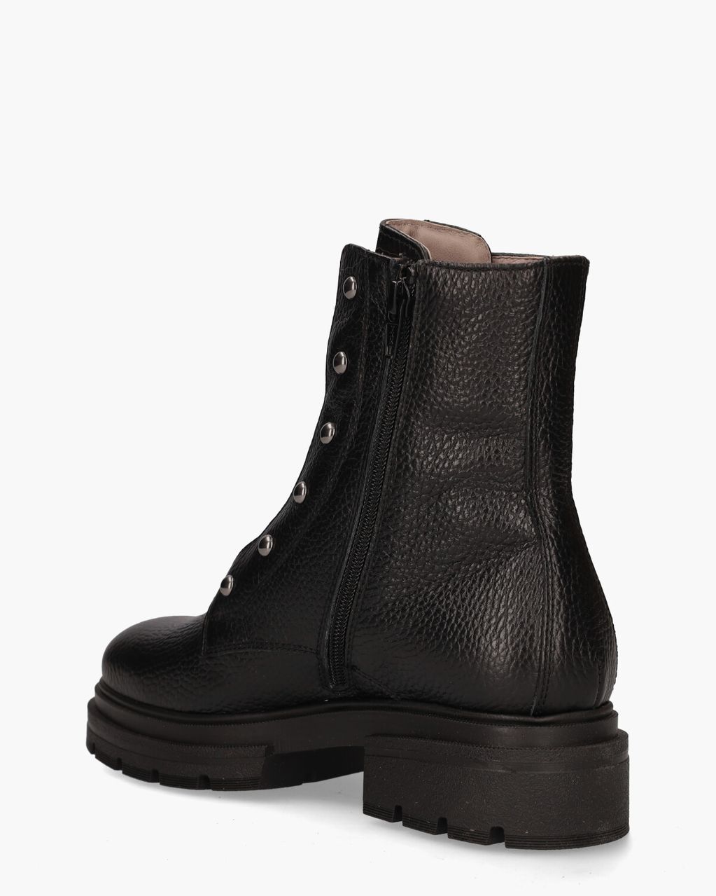 6845 Zwart Dames Veterboots