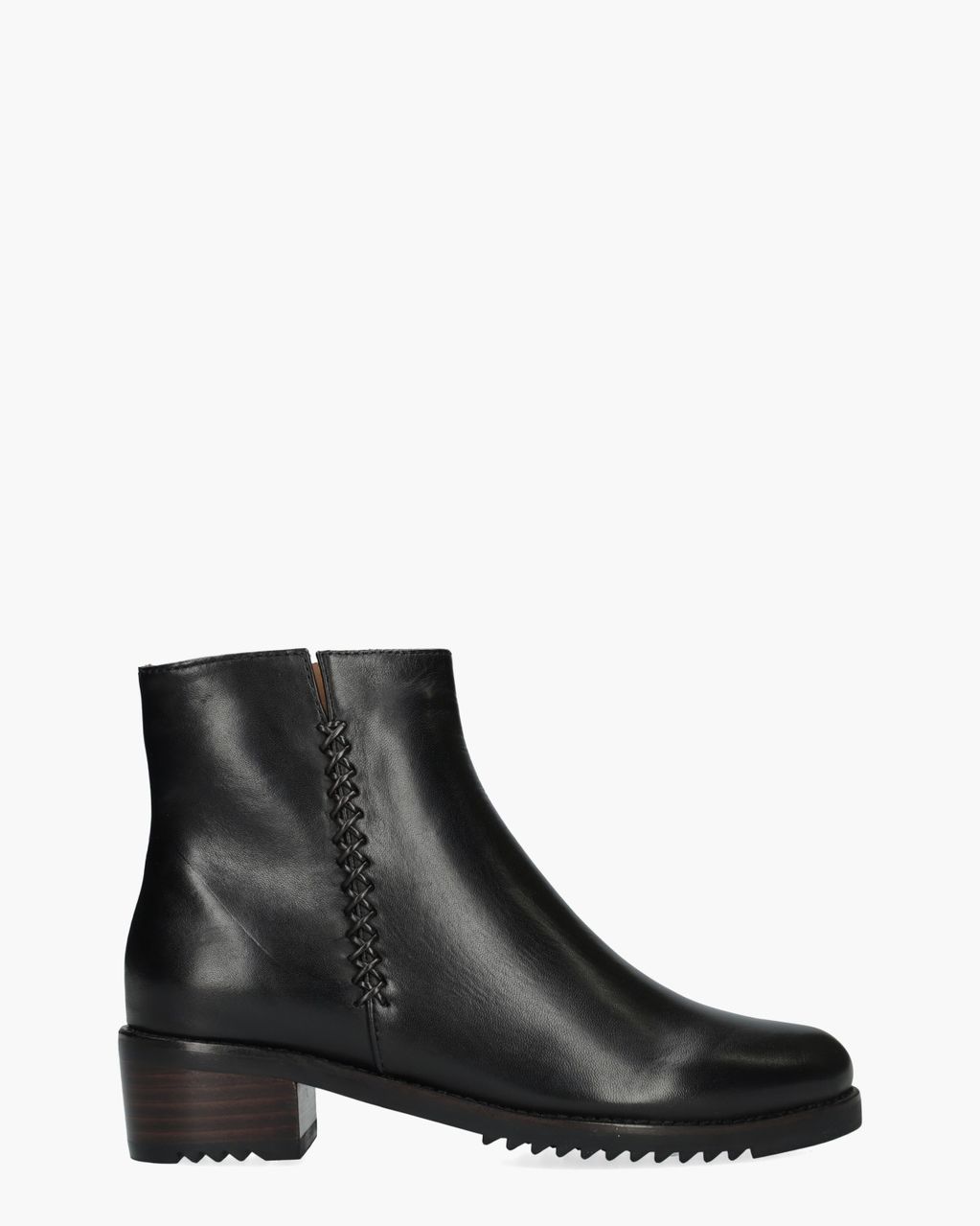 11653 Zwart Dames Enkelboots