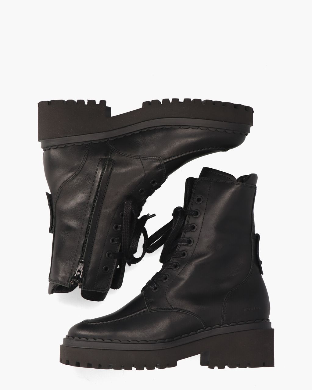 Fae Bobbi Zwart Dames Enkelboots