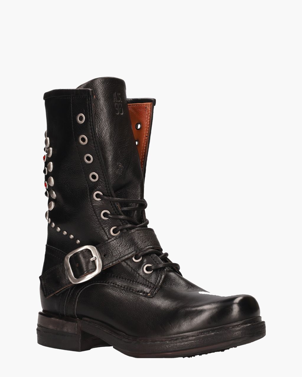 B80212 Zwart Dames Veterboots