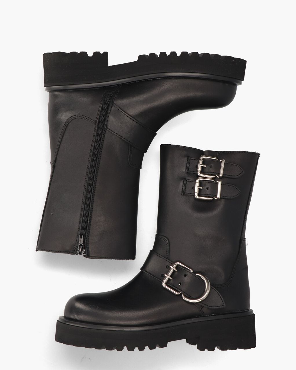 Biker 2796 Zwart Dames Enkelboots