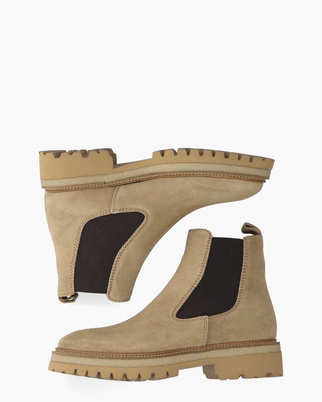 Nordic 5484 Taupe Dames Chelseaboots