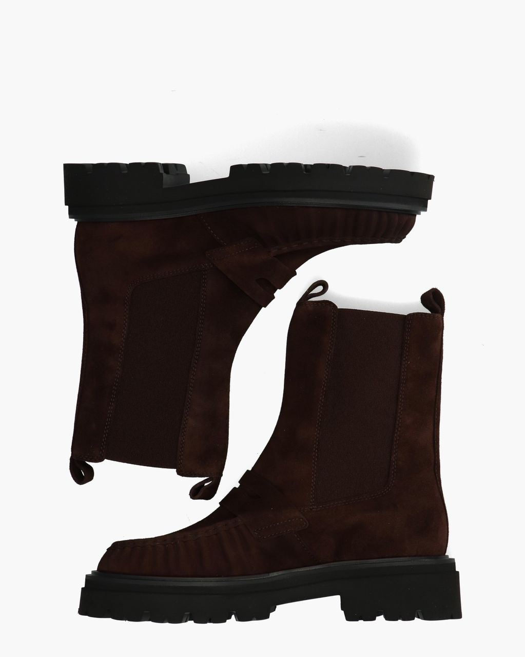 Bell Donkerbruin Dames Chelseaboots