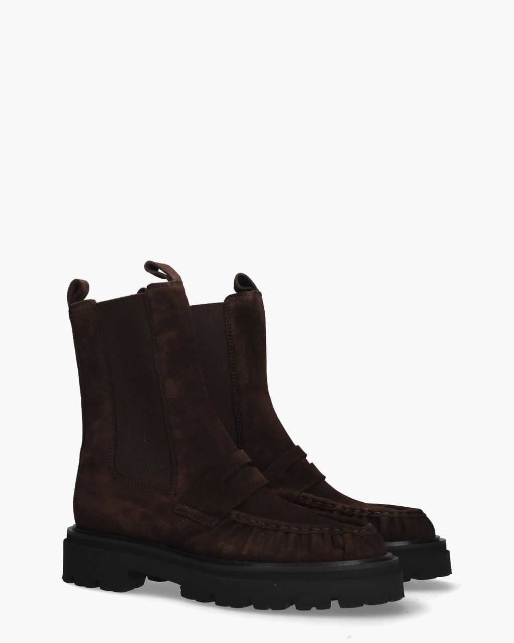 Bell Donkerbruin Dames Chelseaboots