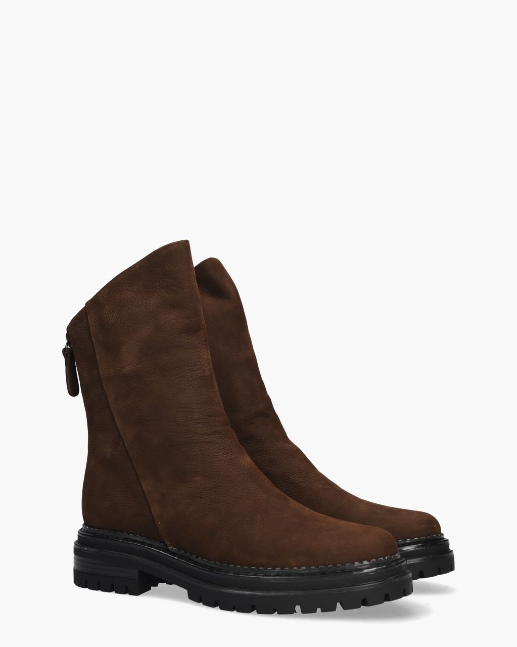 Alessa Donkerbruin Dames Enkelboots