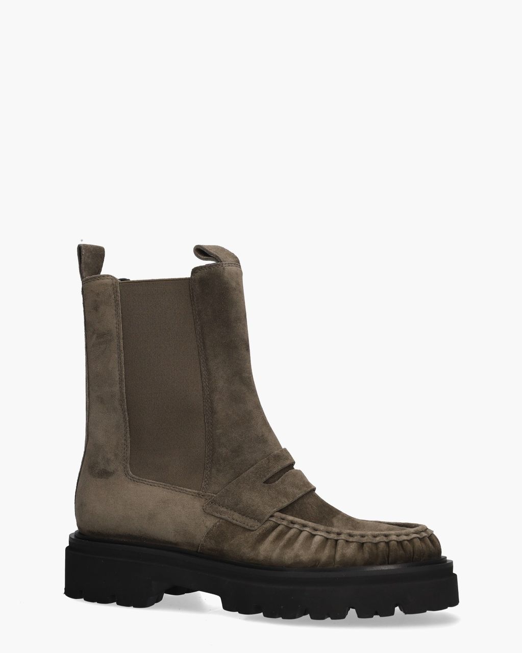 Bell Khaki Dames Chelseaboots