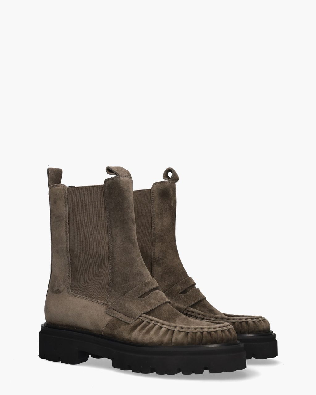 Bell Khaki Dames Chelseaboots