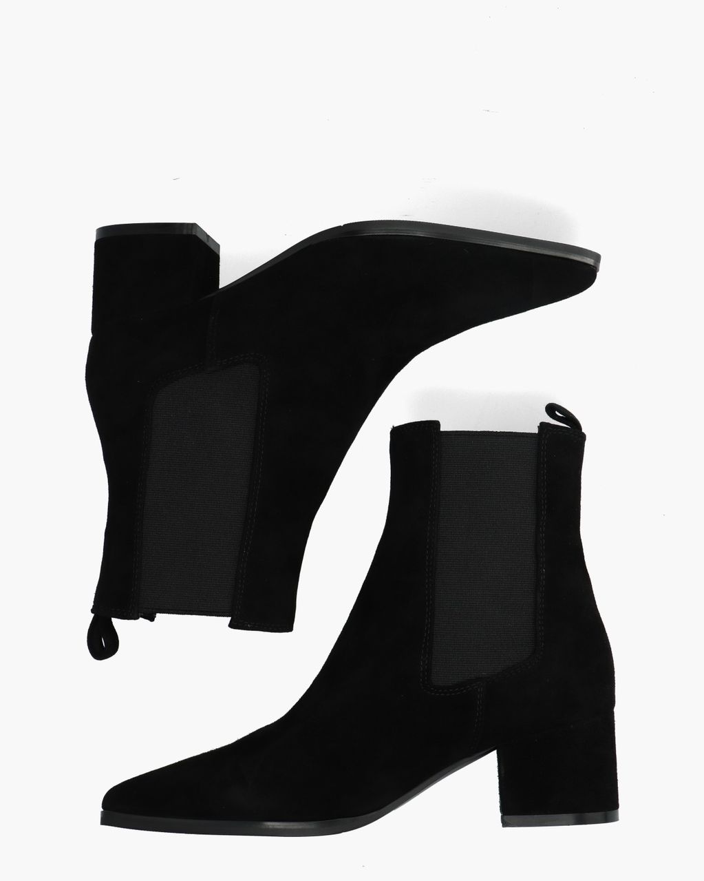 Dalila Zwart Dames Enkelboots