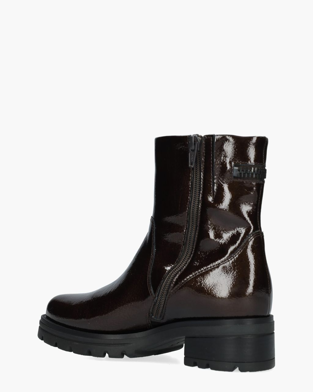 72.780.84 Donkerbruin Dames Enkelboots