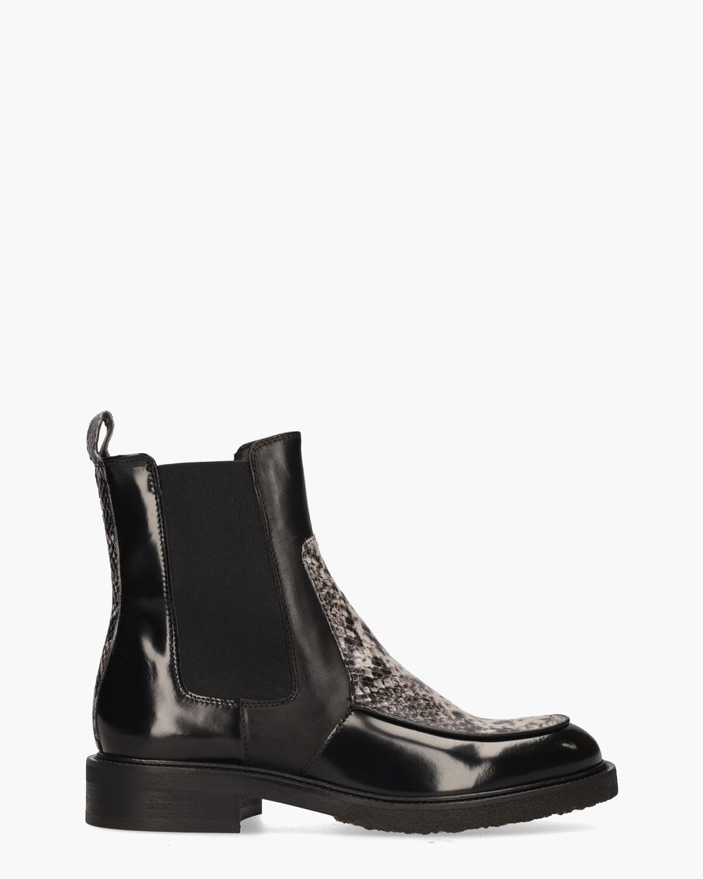 A7100 Zwart/Grijs Dames Enkelboots